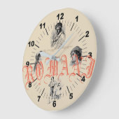 Grande Horloge Ronde "Le peuple rom" (Angle)