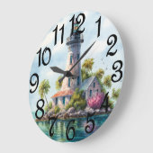 Grande Horloge Ronde Le phare (Angle)