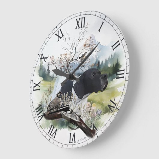 Grande Horloge Ronde Le pointeur anglais (Angle)