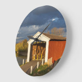 Grande Horloge Ronde Le Pont Couvert De La Médora Construit En 1875 (Angle)