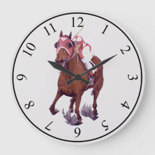 Grande Horloge Ronde Le pur-sang de course est le gagnant