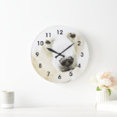 Grande Horloge Ronde Le regard d'un ours polaire (Maison)