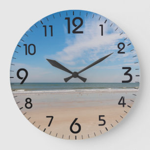 Grande Horloge Ronde Le rivage à la plage de Jacksonville, la Floride