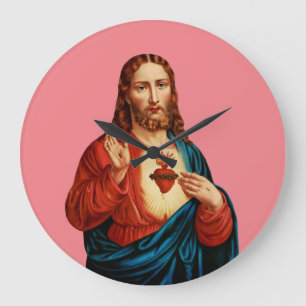 Grande Horloge Ronde Le Sacré-Cœur de Jésus
