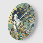 Grande Horloge Ronde "Le souffle des océans" (Angle)