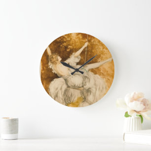 Grande Horloge Ronde Le Swing, 1928 par Louis Icart
