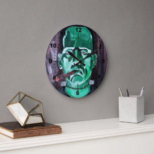 Grande Horloge Ronde Le tableau du monstre par Alfred Fox
