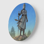 Grande Horloge Ronde Le Temple du Chevalier (Angle)