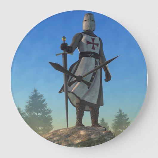 Grande Horloge Ronde Le Temple du Chevalier (Recto)