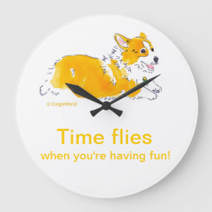 Grande Horloge Ronde Le temps d'amusement pilote l'horloge de corgi
