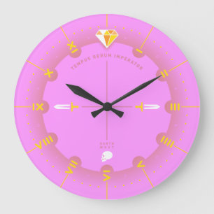 Grande Horloge Ronde Le temps est le maître de toutes choses