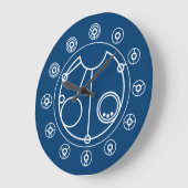 Grande Horloge Ronde Le temps est une illusion (Angle)