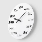 Grande Horloge Ronde Le temps est venu (Angle)