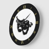 Grande Horloge Ronde Le Théâtre unique de Wall Clock (Angle)