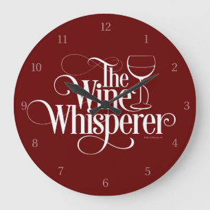 Grande Horloge Ronde Le Whisperer de vin