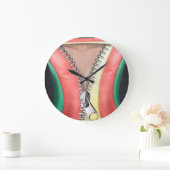 Grande Horloge Ronde Leatlook (Maison)