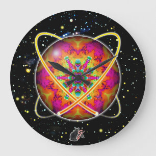 Grande Horloge Ronde Lektron Orbz