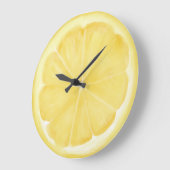 Grande Horloge Ronde Lemon Slice (Angle)