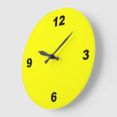 Grande Horloge Ronde Lemon Yellow (Angle)
