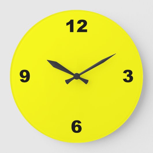 Grande Horloge Ronde Lemon Yellow (Recto)