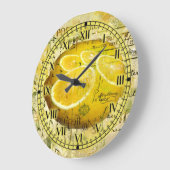 Grande Horloge Ronde Lemons (Angle)