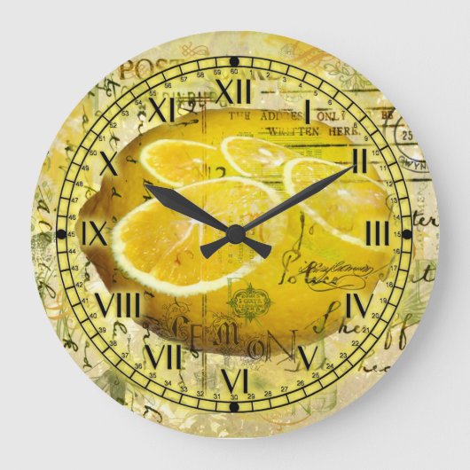 Grande Horloge Ronde Lemons (Recto)