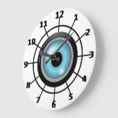 Grande Horloge Ronde Lentières de caméra (Angle)