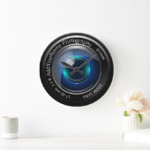 Grande Horloge Ronde Lentilles de caméra personnalisées (Maison)