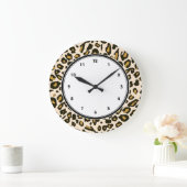 Grande Horloge Ronde Léopard (Maison)