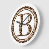 Grande Horloge Ronde léopard B (Angle)