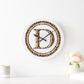 Grande Horloge Ronde léopard D (Maison)