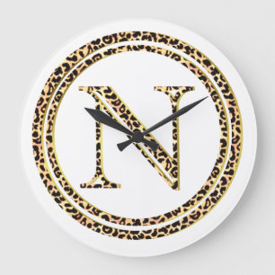 Grande Horloge Ronde Leopard N