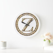 Grande Horloge Ronde Léopard Z (Maison)