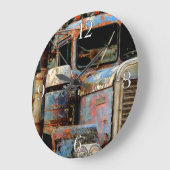 Grande Horloge Ronde Les camions ne meurent jamais (Angle)