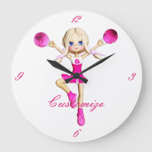Grande Horloge Ronde Les Cheerleaders vont encourager Thunder_Cove