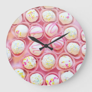 Grande Horloge Ronde Les délices de Cupcake