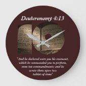 Grande Horloge Ronde Les dix commandements (Recto)