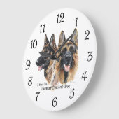 Grande Horloge Ronde Les Dogs de German (Angle)