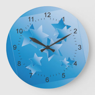 Grande Horloge Ronde Les fenêtres du ciel