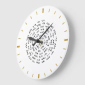 Grande Horloge Ronde Les noms de Dieu (Angle)