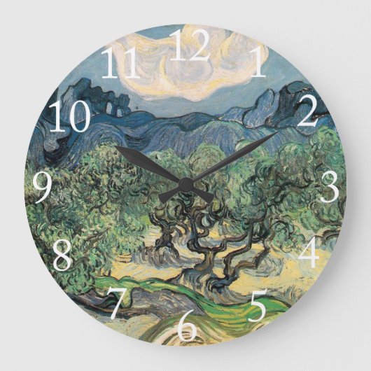 Grande Horloge Ronde Les oliviers, Vincent van Gogh (Recto)