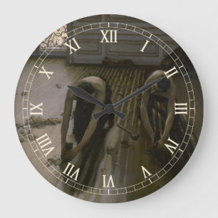 Grande Horloge Ronde Les Raboteurs de parquet de Gustave Caillebotte