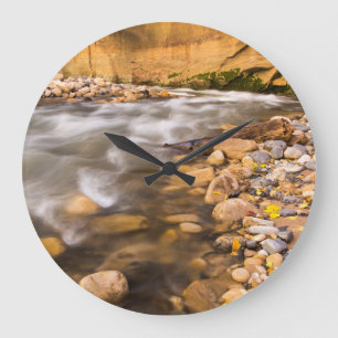 Grande Horloge Ronde Les Réductions de la rivière Virgin en automne 4