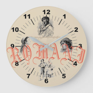 Grande Horloge Ronde "Les Roms"
