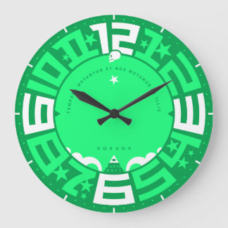 Grande Horloge Ronde Les temps changent et nous changeons avec eux