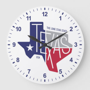 Grande Horloge Ronde L'État de Lone Star