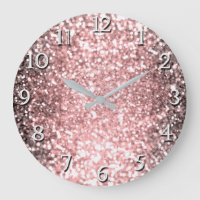 L'étincelle rose d'or allume scintillant