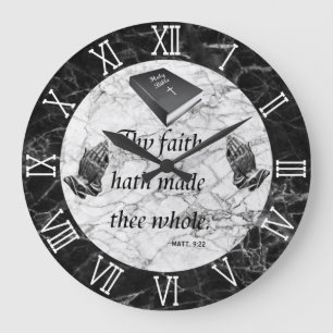 GRANDE HORLOGE RONDE LEUR FOI