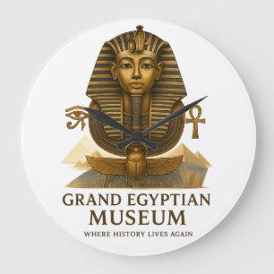 Grande Horloge Ronde L'Héritage Éternel – Ouverture du Grand Musée Égyp