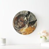 Grande Horloge Ronde L'heure du repas ! (Maison)
